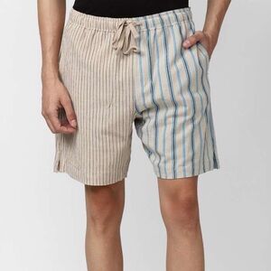 Striped Bermuda Shorts